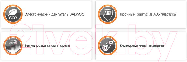 Изображение товара Газонокосилка электрическая Daewoo Power DLM 2300E