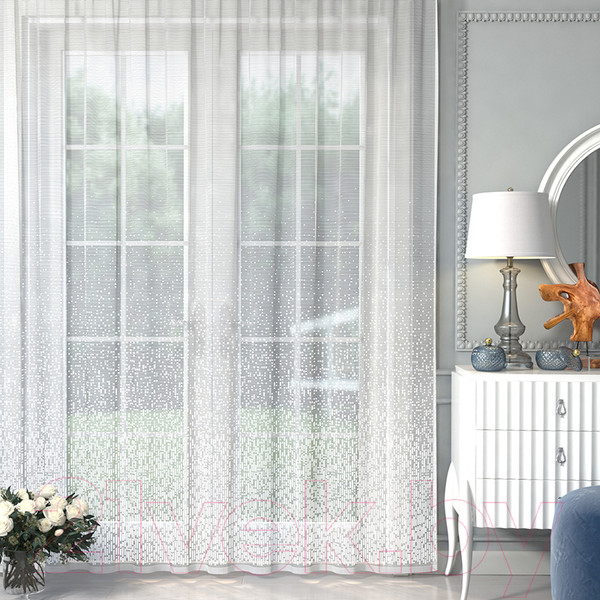 Изображение товара Штора Лента К191 (250x300, белый)