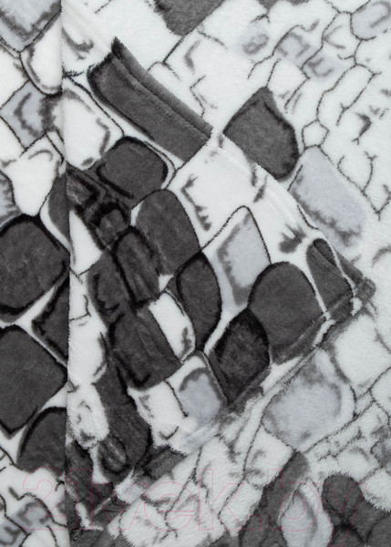 Изображение товара Плед TexRepublic Камешки TF FN F13GY a2022 / 86564 (серый)