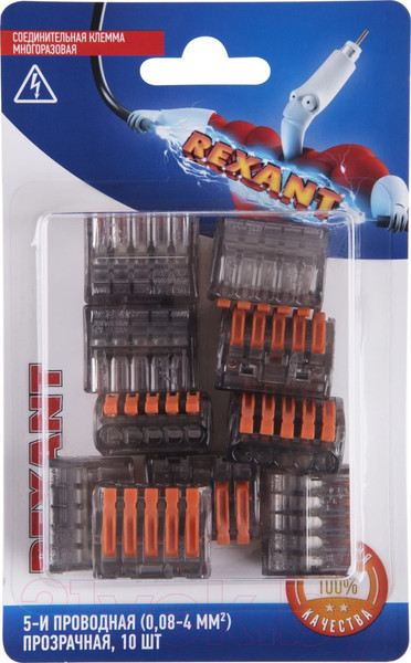 Изображение товара Клемма Rexant 06-0205-C10 (10шт)