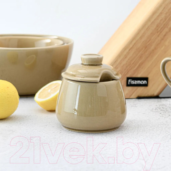 Изображение товара Сахарница Fissman Hygge / 6338  (бежевый)