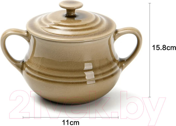 Изображение товара Сахарница Fissman Hygge / 6339 (бежевый)