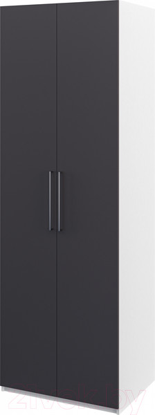 Изображение товара Шкаф Мебель-Неман Отис МН-039-08 П2 (белый/графит)