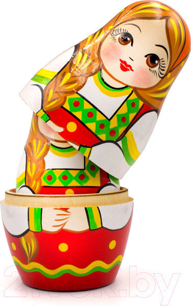 Изображение товара Матрешка сувенирная Брестская Фабрика Сувениров В восточной традиционной одежде с орнаментом 7022