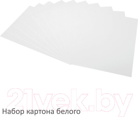 Изображение товара Набор цветной бумаги и картона Brauberg Мелованные / 113567