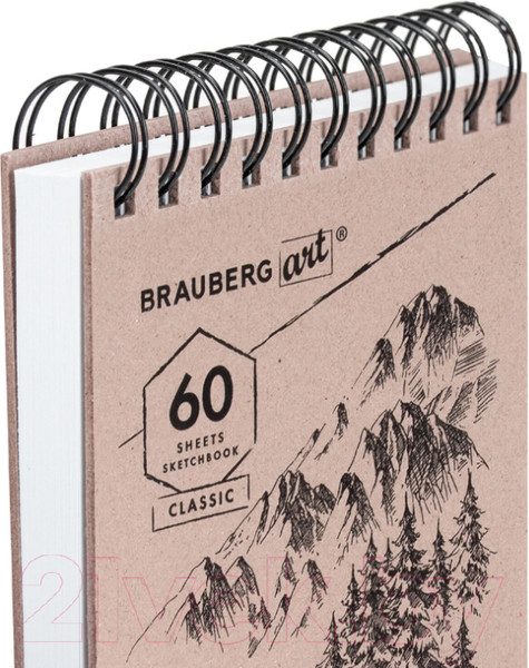 Изображение товара Скетчбук Brauberg Art Classic / 113851 (белая бумага)