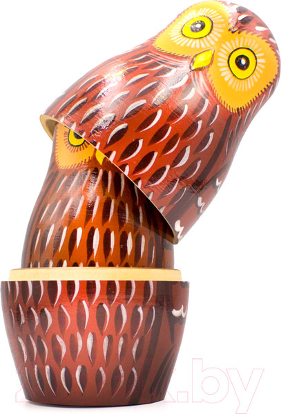 Изображение товара Матрешка сувенирная Брестская Фабрика Сувениров В виде фигурок сов 7120