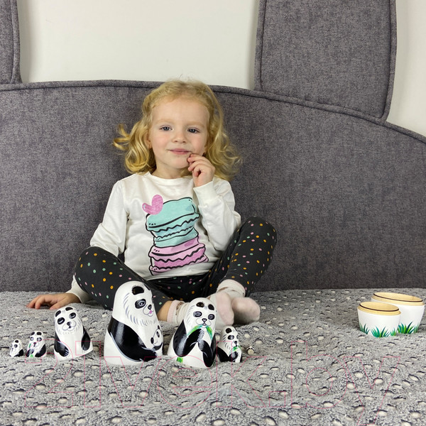 Изображение товара Матрешка сувенирная Брестская Фабрика Сувениров В виде панды 7123