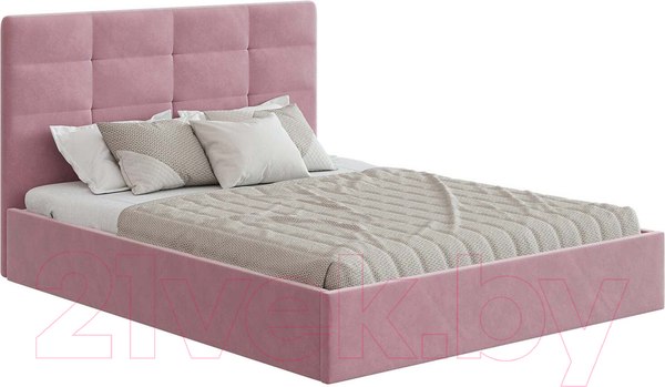Изображение товара Каркас кровати НК Мебель Соната 140x200 / 72305114 (велюр розовый)