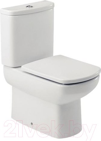Изображение товара Унитаз напольный Roca Dama Senso Compacto A342518000 + 734151B000 + ZRU9000041
