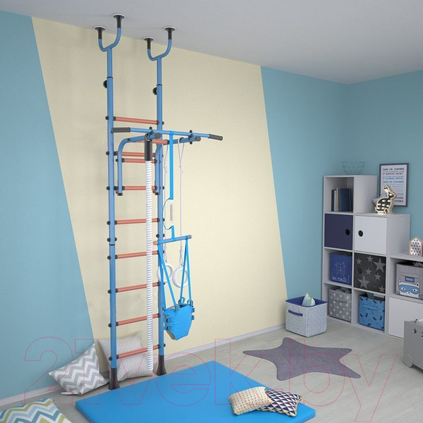 Изображение товара Детский спортивный комплекс Polini Kids Sport Neo (лазурный)