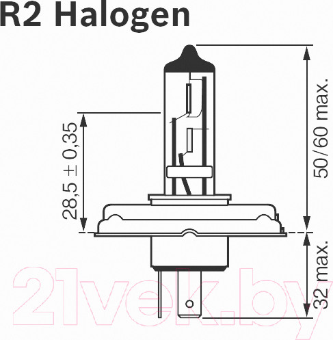 Изображение товара Автомобильная лампа Bosch 1987301021