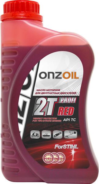 Изображение товара Моторное масло Onzoil Profi 2T Red (900мл)