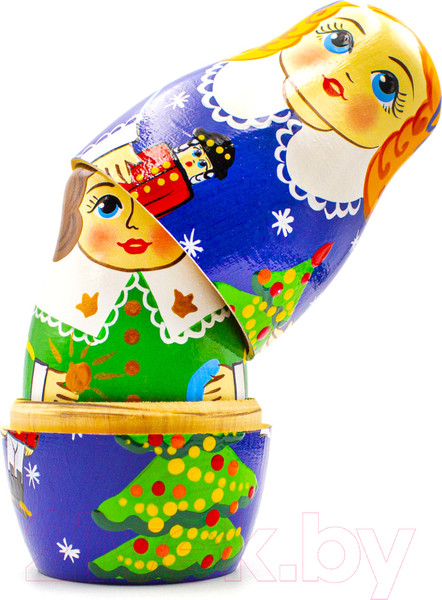 Изображение товара Матрешка сувенирная Брестская Фабрика Сувениров В виде щелкунчика 7171