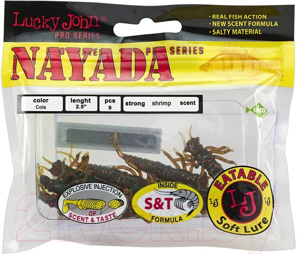 Изображение товара Мягкая приманка Lucky John Pro Series Nayada / 140154-PA16 (9шт)