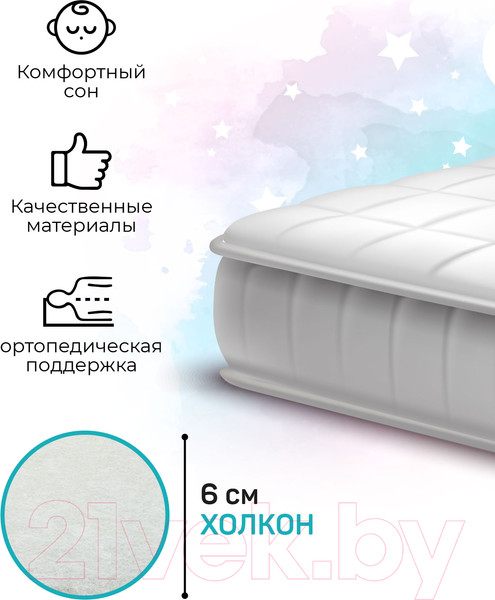 Изображение товара Матрас в кроватку Amarobaby Kids Soft / AMARO-331260-KS