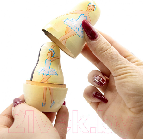 Изображение товара Матрешка сувенирная Брестская Фабрика Сувениров С элегантными балеринами 5170