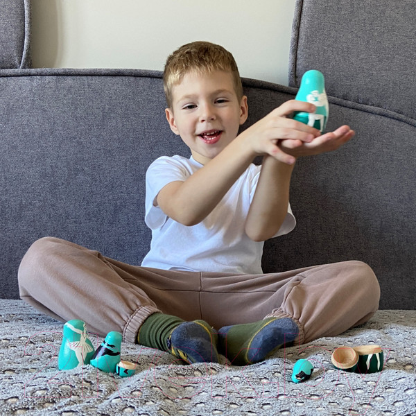 Изображение товара Матрешка сувенирная Брестская Фабрика Сувениров В виде артистов классического балета Лебединое озеро 5176