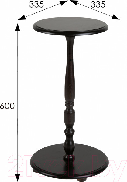 Изображение товара Стойка для цветов Мебелик Селена (венге)