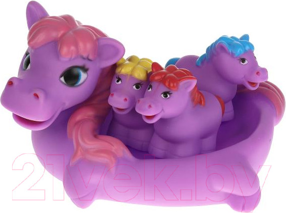 Изображение товара Набор игрушек для ванной Капитошка Пони-Мыльница / ZY1148775-R