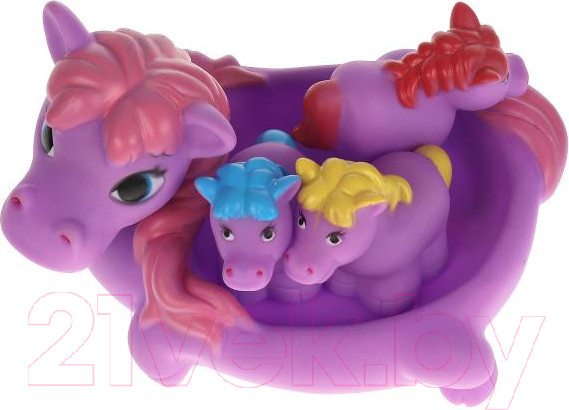 Изображение товара Набор игрушек для ванной Капитошка Пони-Мыльница / ZY1148775-R