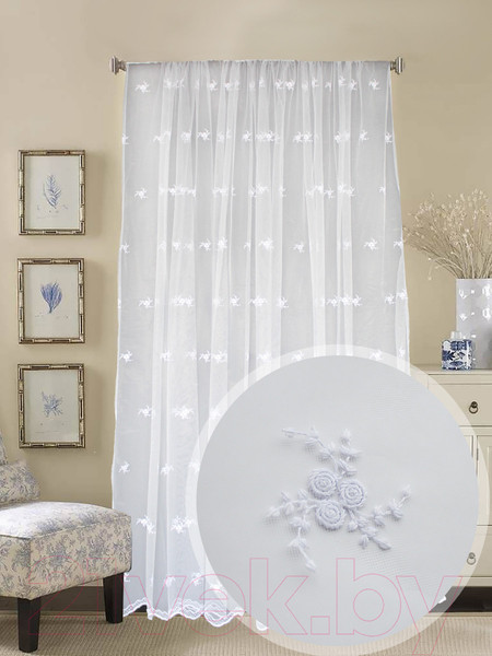 Изображение товара Гардина Amore Mio RR 241778-w 300x270 / 9092 (белый)