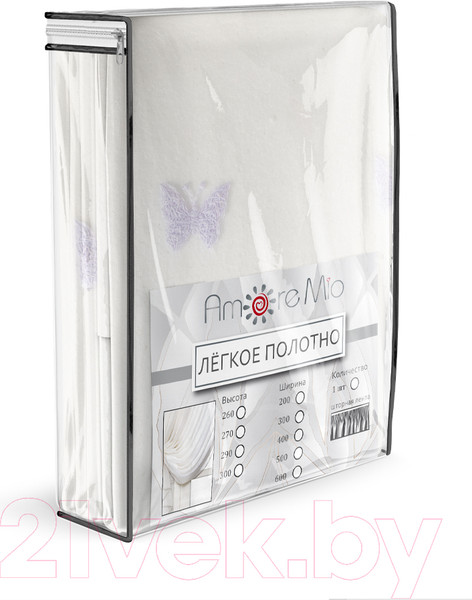 Изображение товара Гардина Amore Mio RR 240578-w 300x270 / 9975 (белый)
