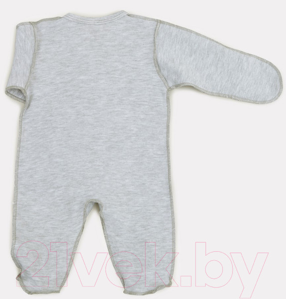 Изображение товара Комбинезон для малышей Rant 1669-62 (светло-серый меланж, р.62)