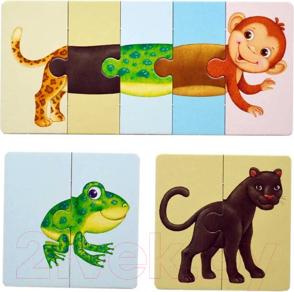 Изображение товара Развивающие карточки Робинс Зверопутаница