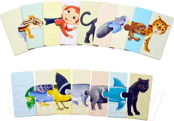 Изображение товара Развивающие карточки Робинс Зверопутаница