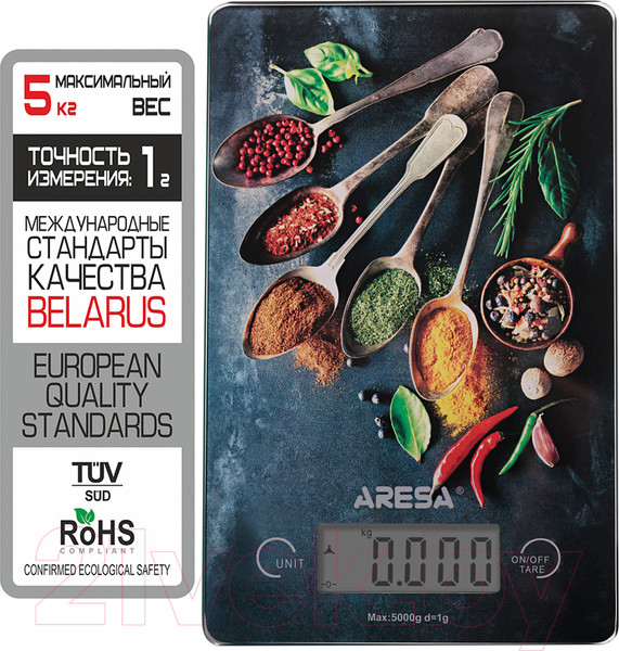 Изображение товара Кухонные весы Aresa AR-4312