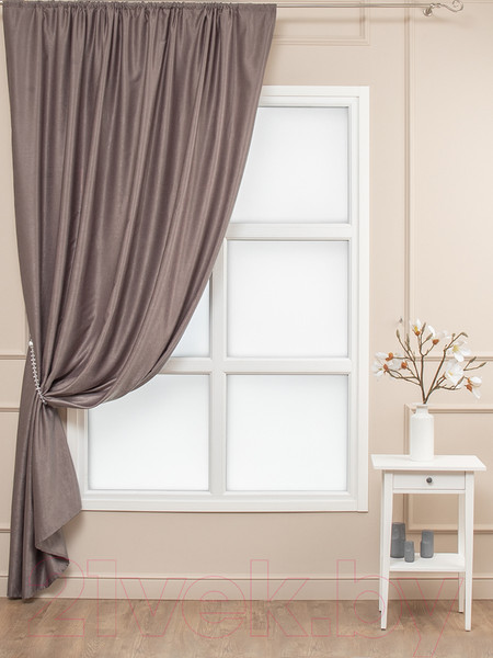 Изображение товара Штора Amore Mio RR 42002-170 200x270 / 22314 (кофейный)