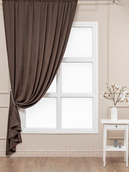 Изображение товара Штора Amore Mio RR SOFT-2st-19 200x270 / 86721 (коричневый)