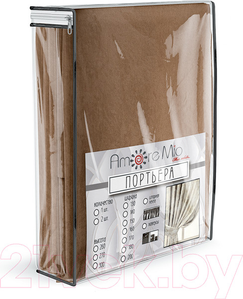 Изображение товара Штора Amore Mio RR 42002-08 200x270 / 75373 (бежевый)