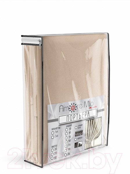 Изображение товара Штора Amore Mio RR 42002-03 200x270 / 75375 (молочный)