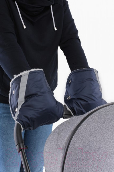 Изображение товара Рукавички для коляски Топотушки 2-11 (синий)