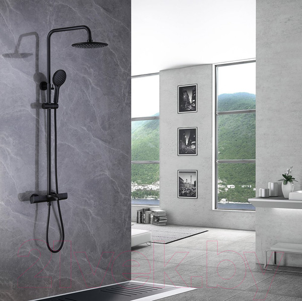 Изображение товара Душевая система со смесителем Abber Thermostat AF8516B