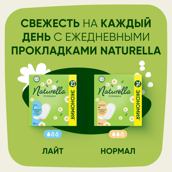 Изображение товара Прокладки гигиенические Naturella Ultra Camomile Normal Duo (80шт)