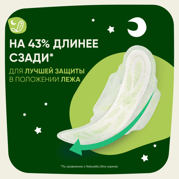Изображение товара Прокладки гигиенические Naturella Ultra Camomile Night Duo (56шт)