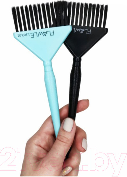 Изображение товара Кисть для окрашивания волос Flawle Широкая 1.103.01 (голубой)