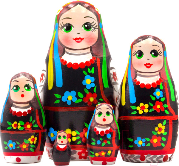 Изображение товара Матрешка сувенирная Брестская Фабрика Сувениров В украинской вышиванке для женщин 5032