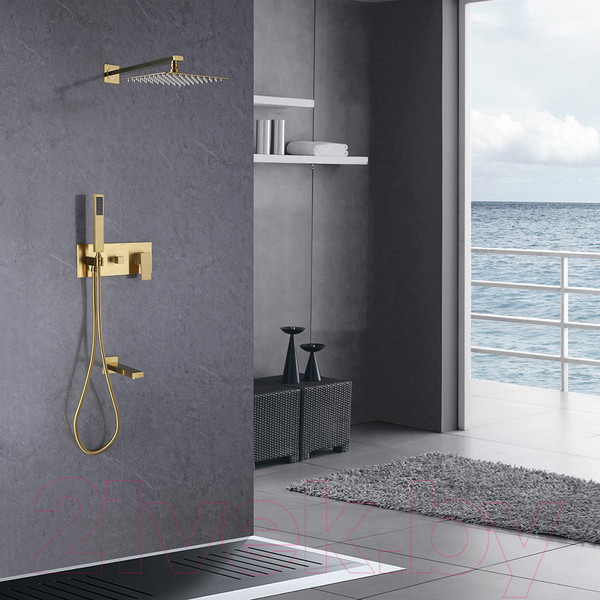 Изображение товара Душевая система со смесителем Abber Daheim AF8217G