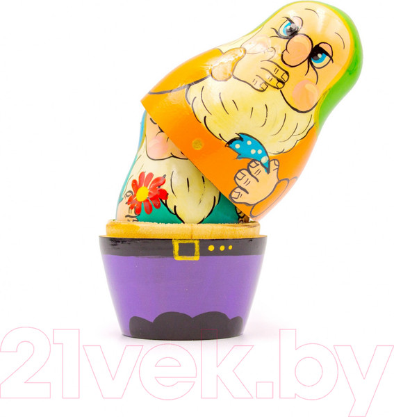 Изображение товара Матрешка сувенирная Брестская Фабрика Сувениров В виде фигурок семи гномов 5109