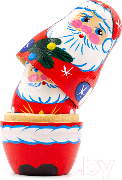 Изображение товара Матрешка сувенирная Брестская Фабрика Сувениров В виде санта клауса 5110