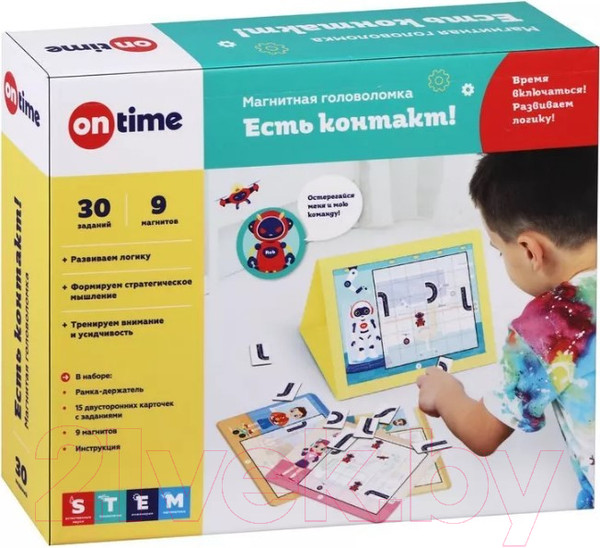 Изображение товара Развивающая игра On Time Магнитная Есть контакт! / 45062
