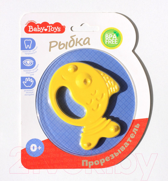 Изображение товара Прорезыватель для зубов Baby Toys Рыбка / 04130
