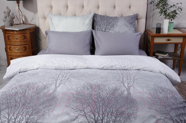 Изображение товара Комплект постельного белья Ночь нежна Royal Лес 2 сп 50x70 / 70161-1+633