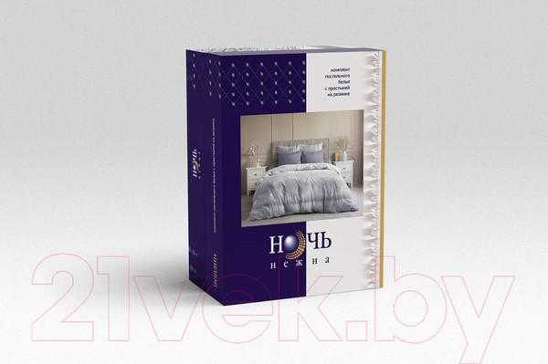 Изображение товара Комплект постельного белья Ночь нежна Royal Лес 2 сп 50x70 / 70161-1+633