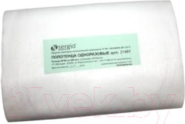 Изображение товара Полотенца одноразовые для парикмахерской Sergio Professional Luxe Спанлейс 40x80 / 14157 (50шт)