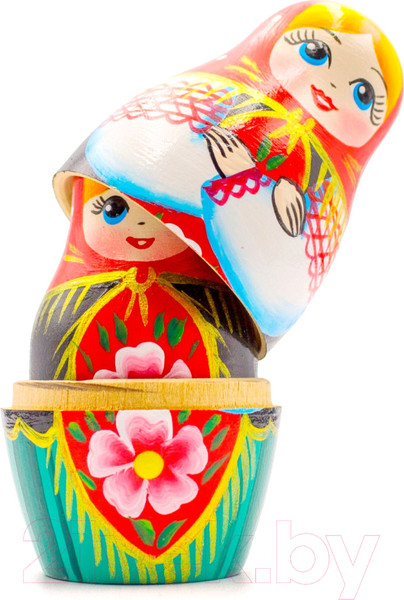 Изображение товара Матрешка сувенирная Брестская Фабрика Сувениров В национальном наряде с белорусским орнаментом 5013